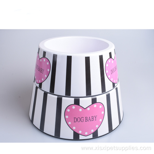 Customized pet feeder double travel pet bowl